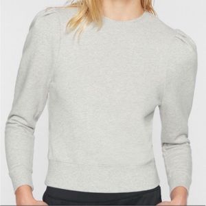 Pam & Gela Puff Sleeve Sweatshirt - S - Gray